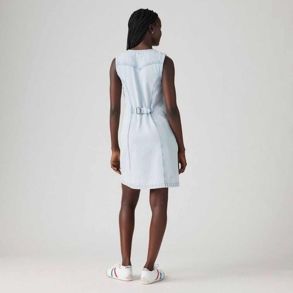 Levi's Women's Vianna Vest Dress - Never Going To  Never Going To Change - Picture 2 of 2